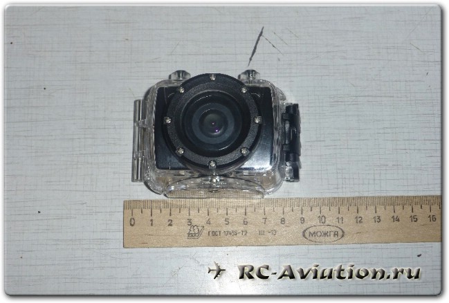 Размеры и вес экшен камеры Aee SD20