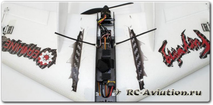 Радиоуправляемое летающее крыло для FPV - Eachine Fury Wing