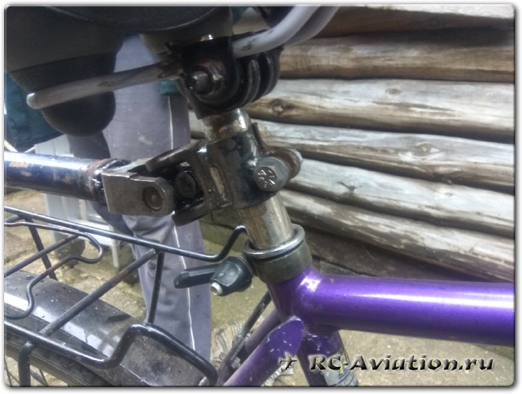 Самодельный велоприцеп для перевозки авиамодели