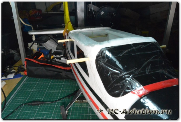 Cessna HJW 182 1200 mm Wingspan EPS Trainer обзор и сборка
