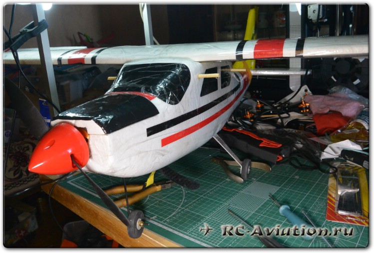 Cessna HJW 182 1200 mm Wingspan EPS Trainer обзор и сборка