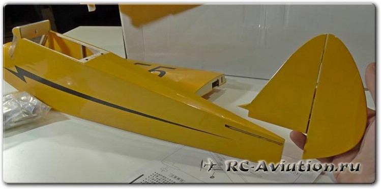 Радиоуправляемый самолет - Piper J-3 Cub с размахом крыла 1190mm