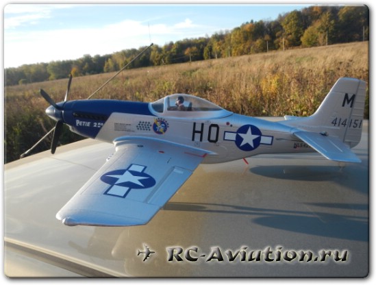 Обзор авиамодели P-51 Mustang Petie 2nd