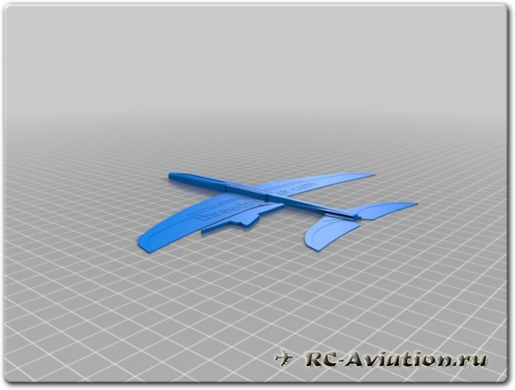 чертежи авиамодели под 3D принтер