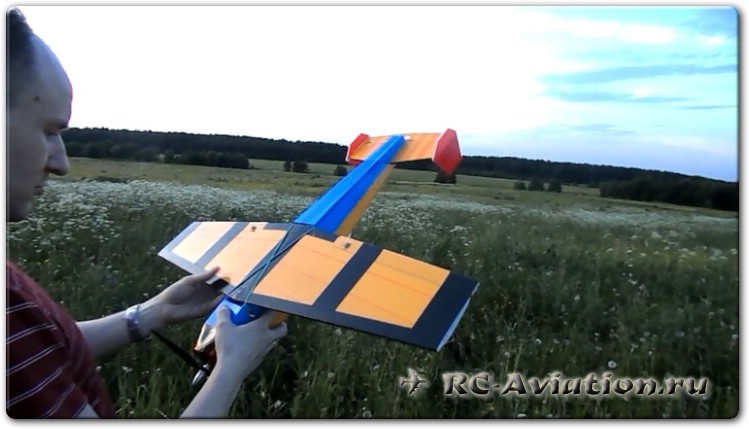самодельная радиоуправляемая авиамодель для воздушного боя