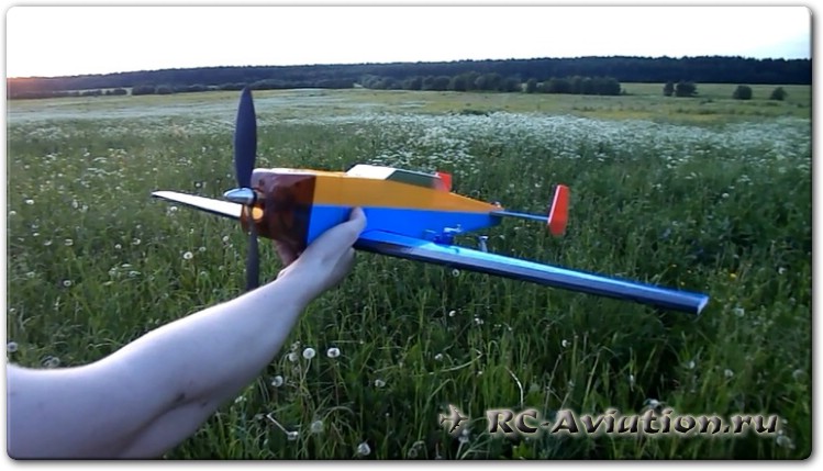 самодельная радиоуправляемая авиамодель для воздушного боя