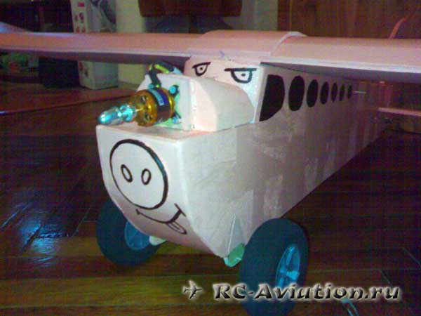 Авиамодель самоделка Crazy Pig