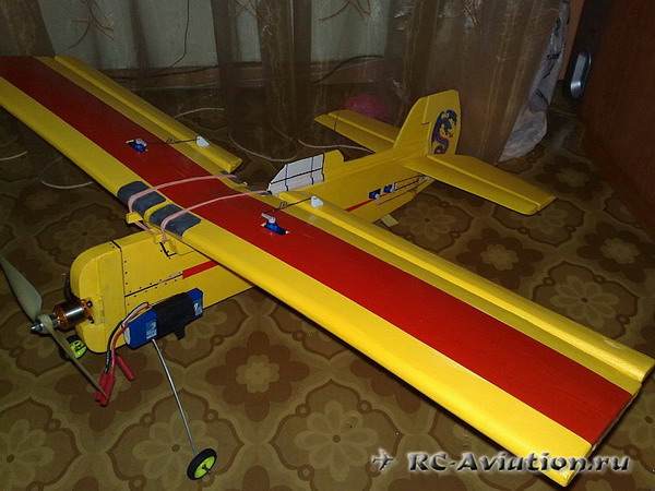 Установка RC электродвигателя на авиамодель Установка RC электродвигателя на авиамодель