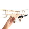 MinimumRC Tiger Moth Biplane 400mm Wingspan Balsa Wood Laser Cut RC Airplane KIT